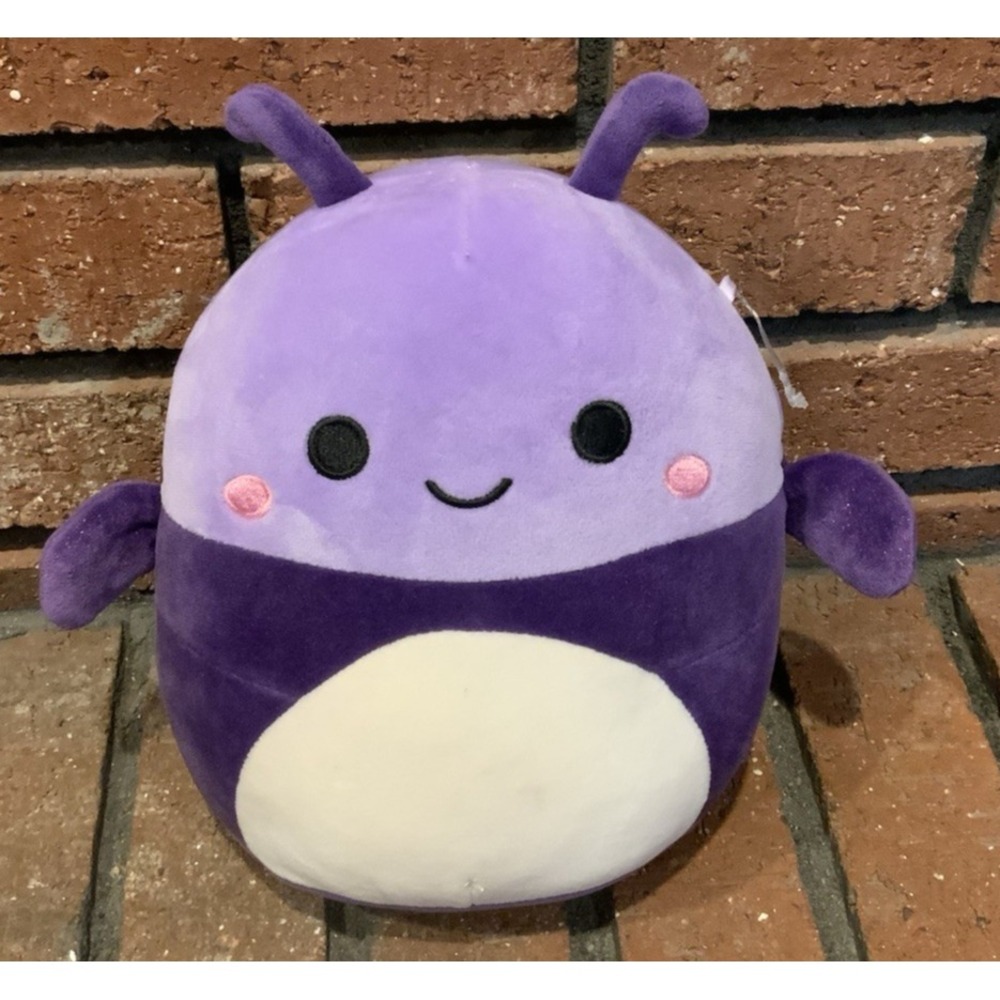 Squishmallows Axel the Beetle Purple Plush 8" Tall 2023